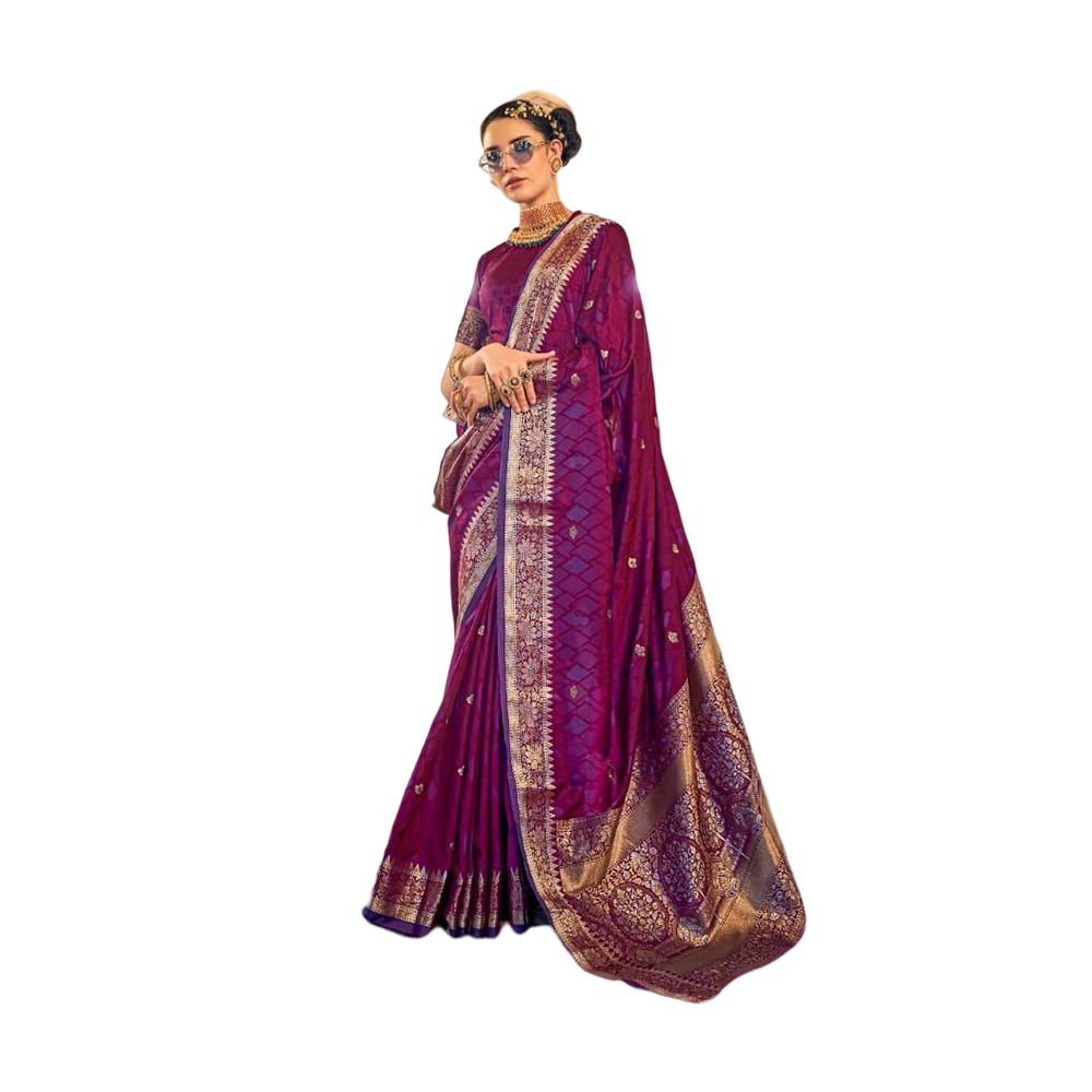 Proud PL-SE00036 Pure Soft Silk Saree For Women - Pink