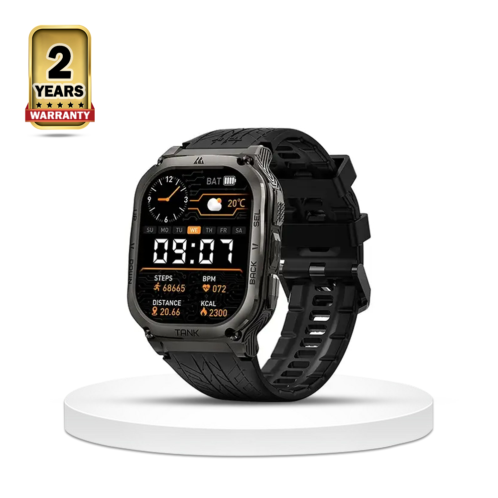 Kospet Tank M3 Rugged Smart Watch - Black