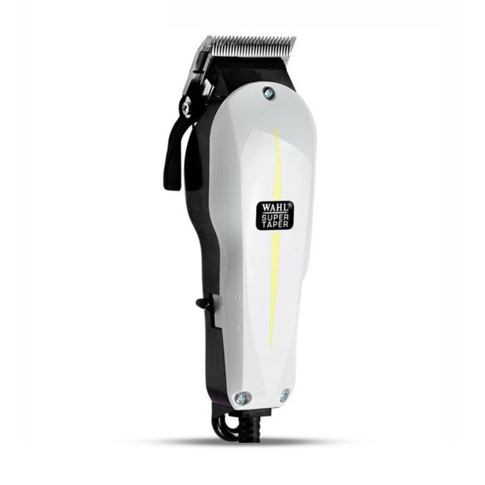 Wahl Wahl8467 Professional Super Taper Corded Hair Clipper For Men - White