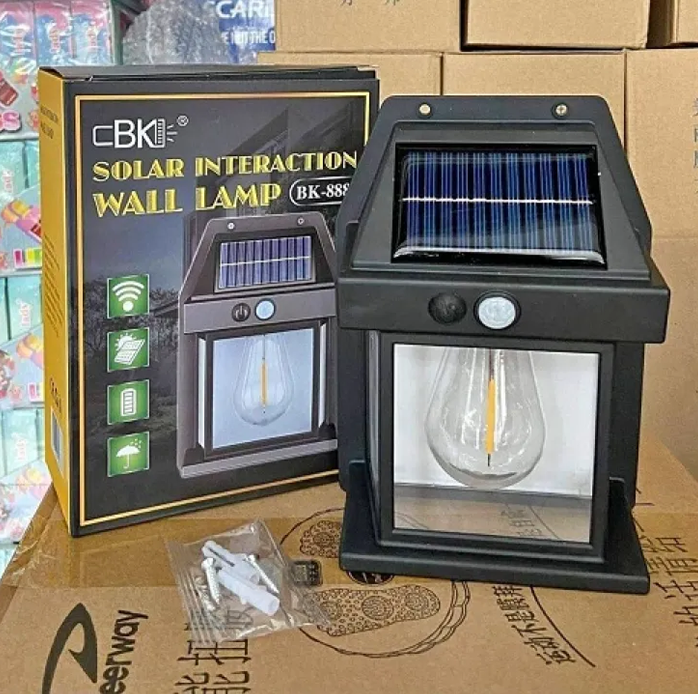 Solar interaction deals wall lamp