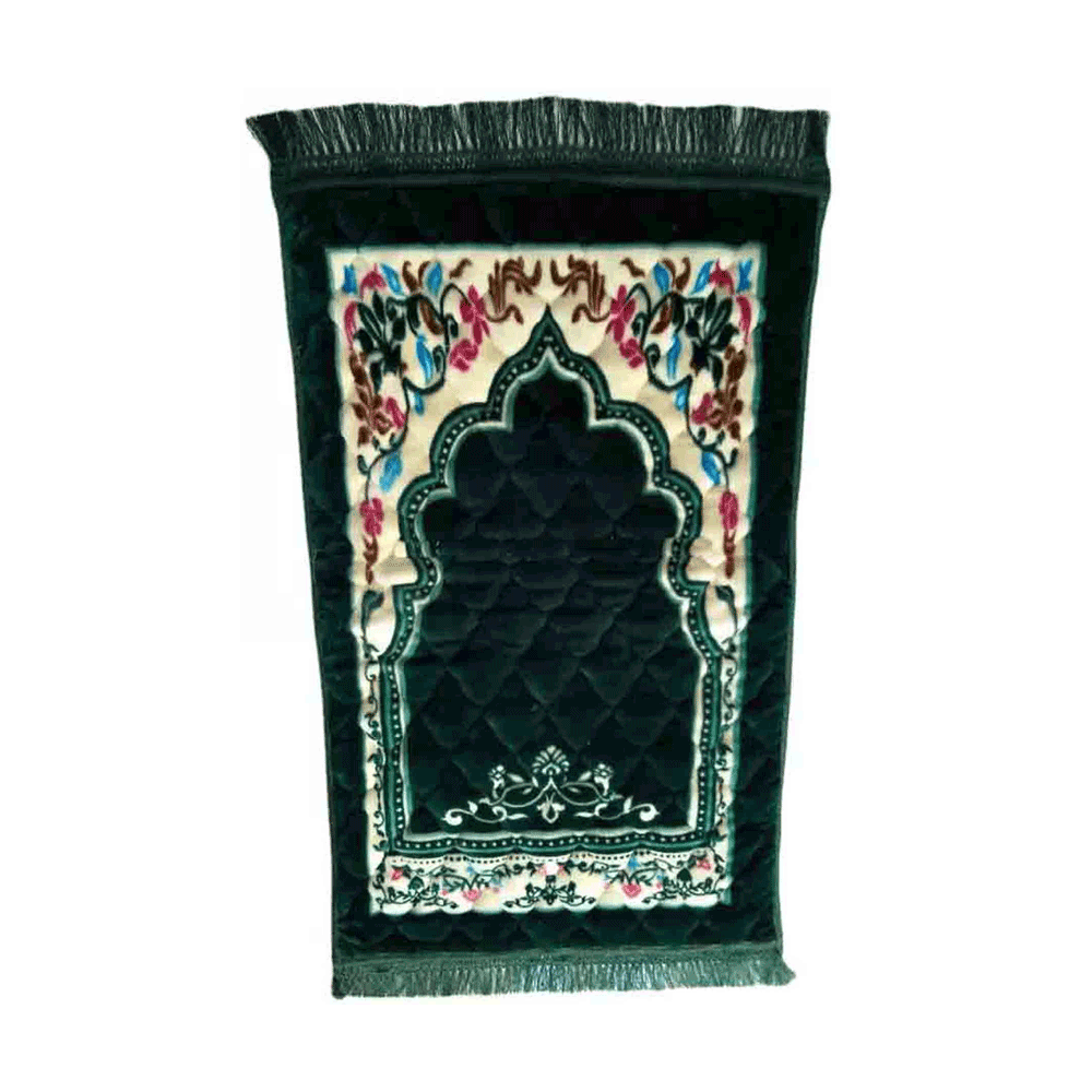 Polyester Printed Arabian Style Prayer Mats With foam - 120*80cm - KNPM-1166