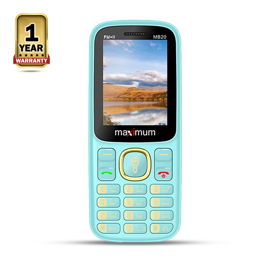 Maximum MB20 Star Feature Phone - Sky Blue