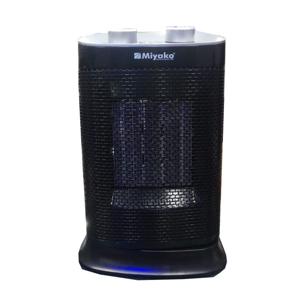 Miyako PTC-158S Electric Room Heater - Black