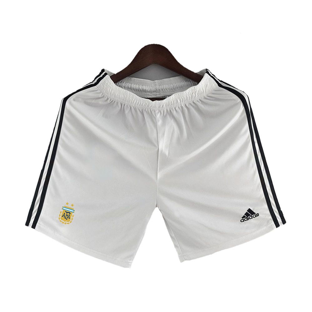 Argentina Mesh Cotton Away Short Pant For Men - White - Argentina SA1