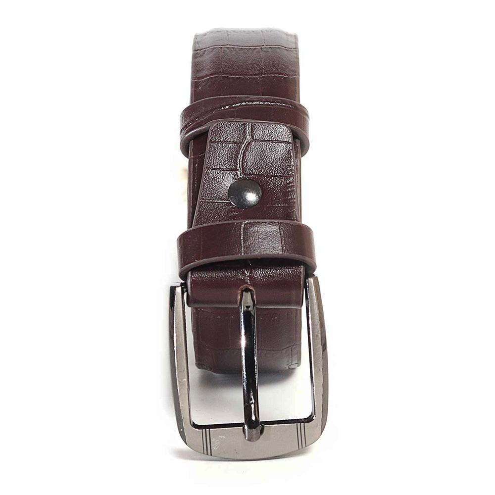 Zays Leather Belt For Men - Chocolate - BL31