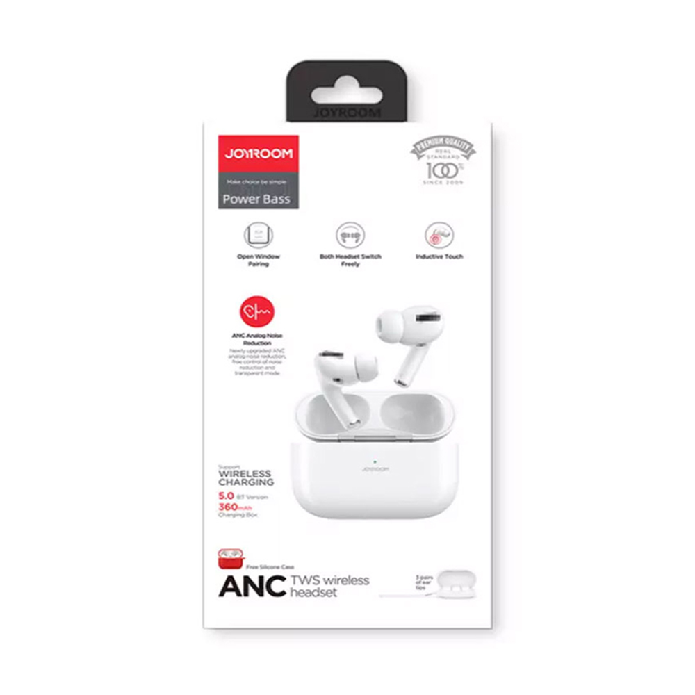 JOYROOM JR T03S Pro ANC Noise Reduction TWS Wireless Earbuds White