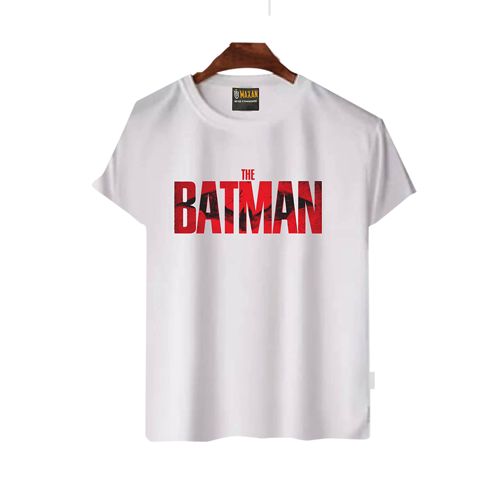 Maxan Cotton Half Sleeve T-Shirt For Men - The Batman