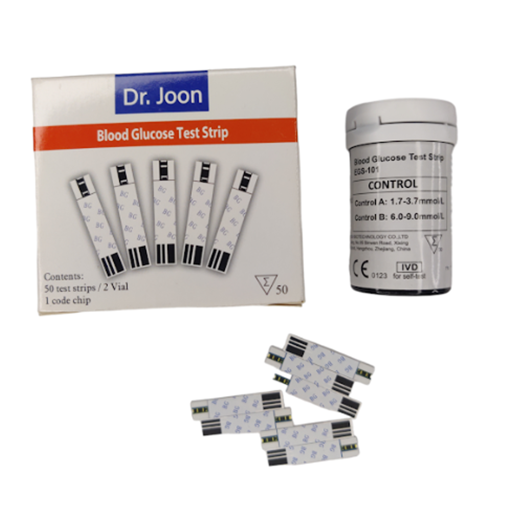 Dr. Joon Blood Glucose Meter 50 pcs Strip with 50 pcs Lancet