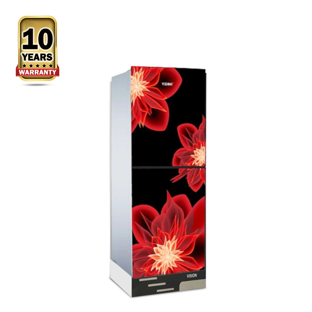 Vision GD RE-240L Refrigerator - 240 Liters - Dahlia Red