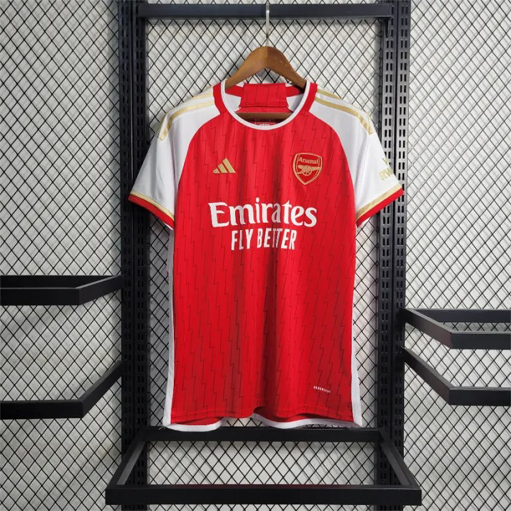 Arsenal Mesh Cotton Half Sleeve Fan Version Home Jersey 2023-24 Season