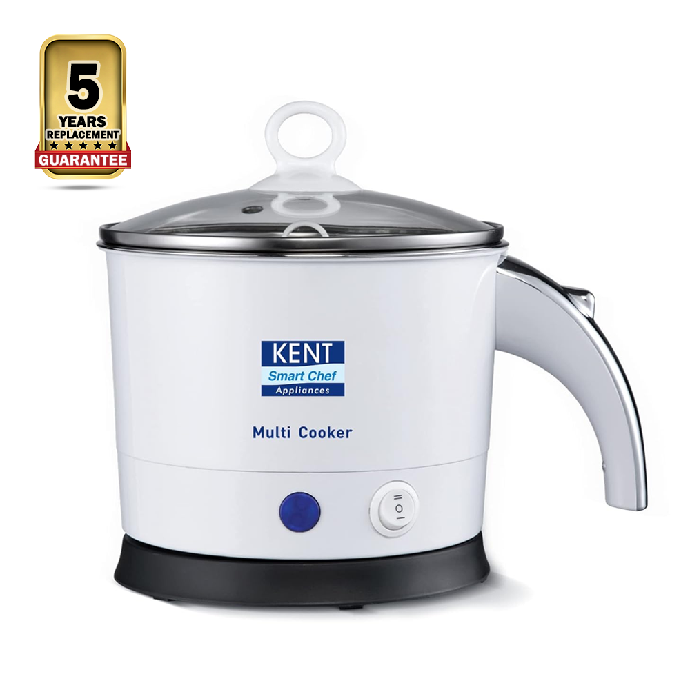 Kent Multi Purpose Electric Multi Cooker With Steamer - 800W - White