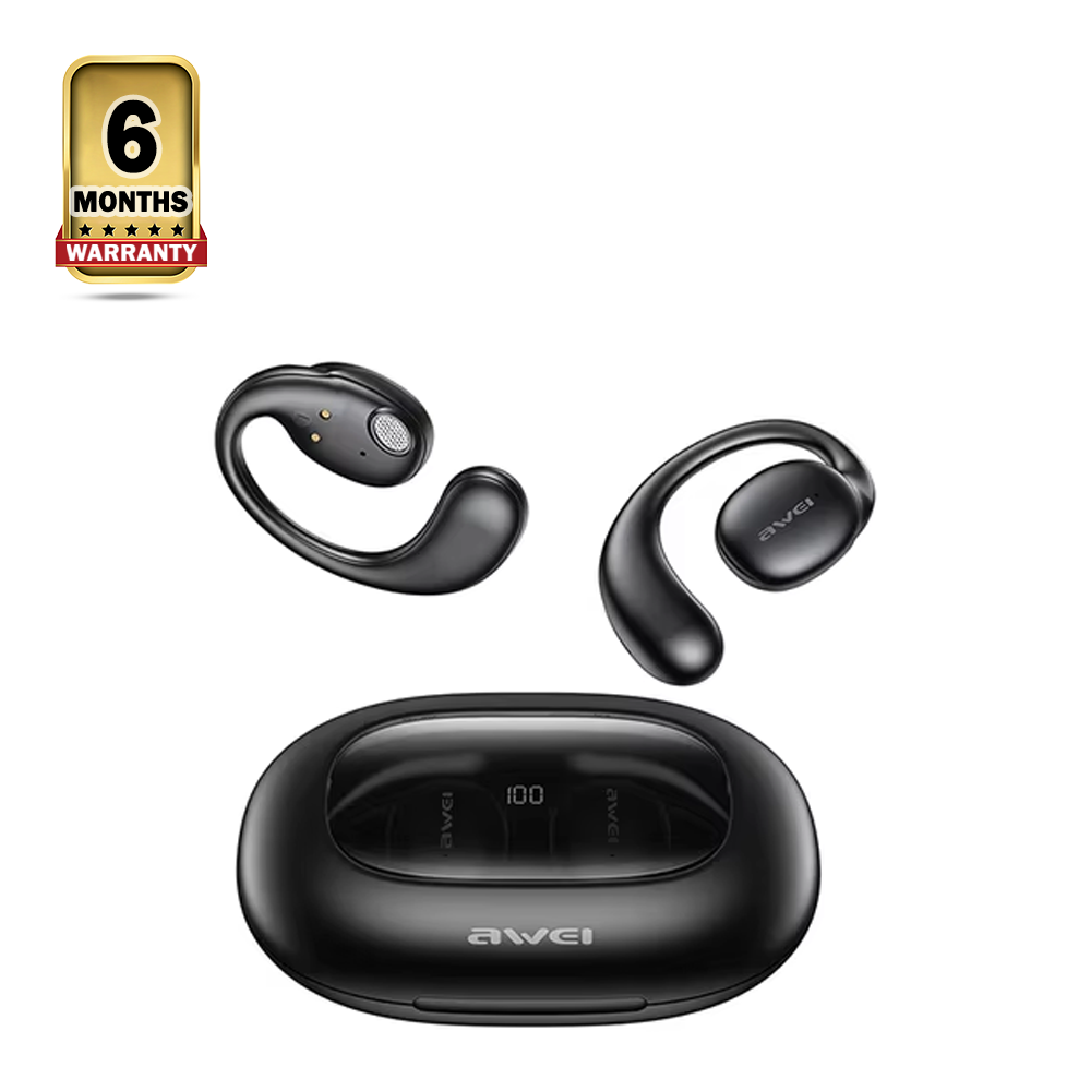 Awei T80 OWS Bluetooth Air Conduction Earbuds - Black