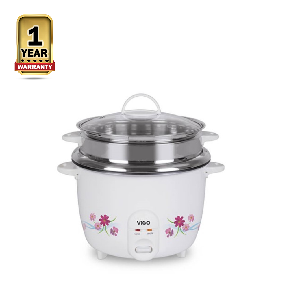 Vigo 5004 Double Pot Rice Cooker 2.2 Litre White 874152