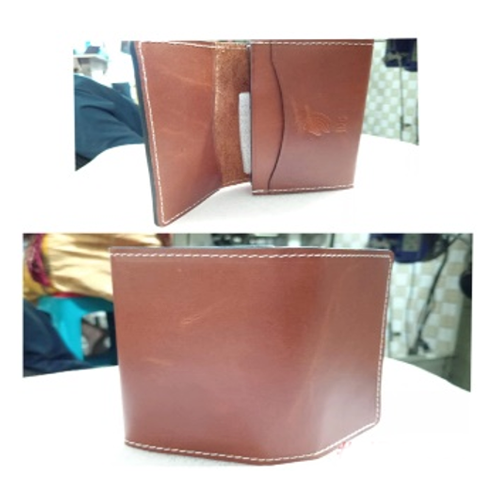 Leather Wallet for Men - Chocolate