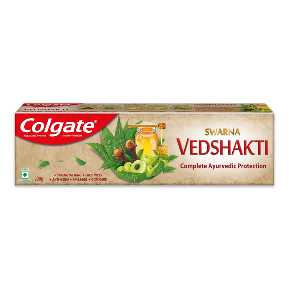 Colgate Swarna Vedshakti Toothpaste - 200 gm - CPDX