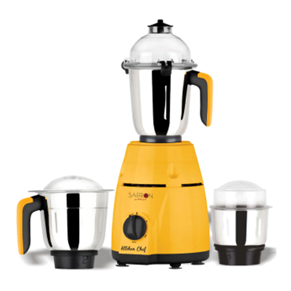 Saffron Kitchen Chef Noise Free Grinder - 850W - Yellow