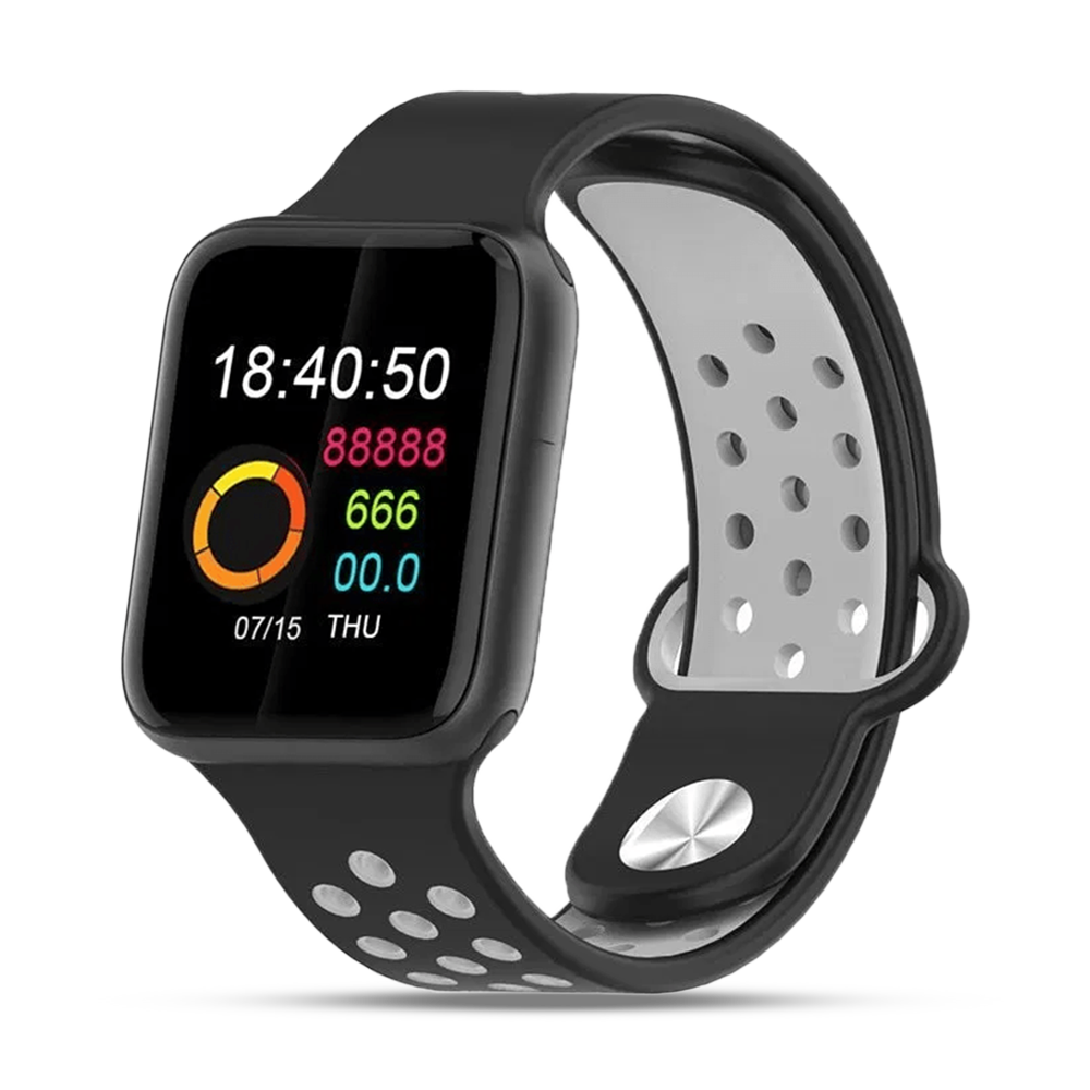 T55 Pro Max Bluetooth Dual Belt Calling Smartwatch - Black