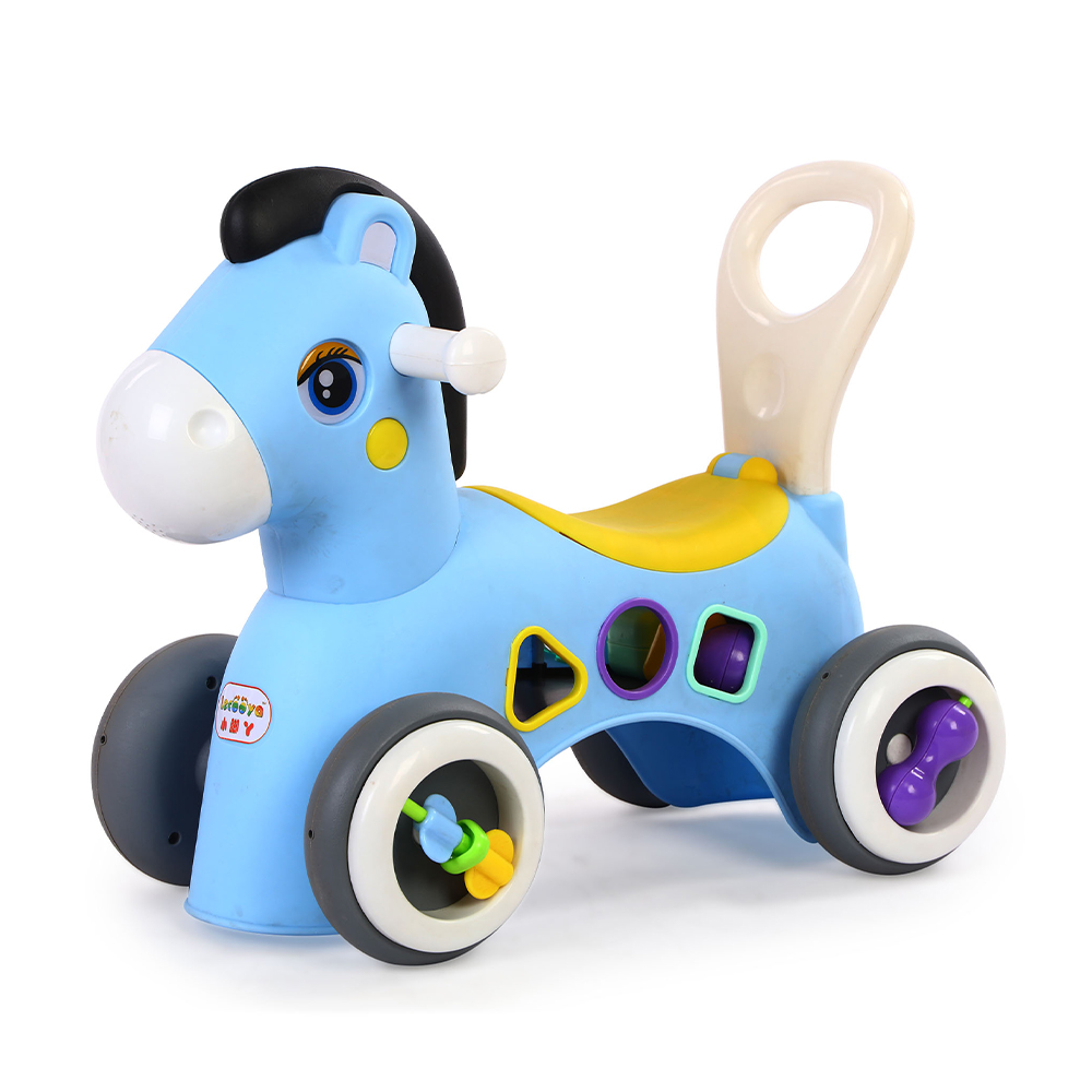 Horse Toy With Light and Music Ride On Baby Car - 126865802