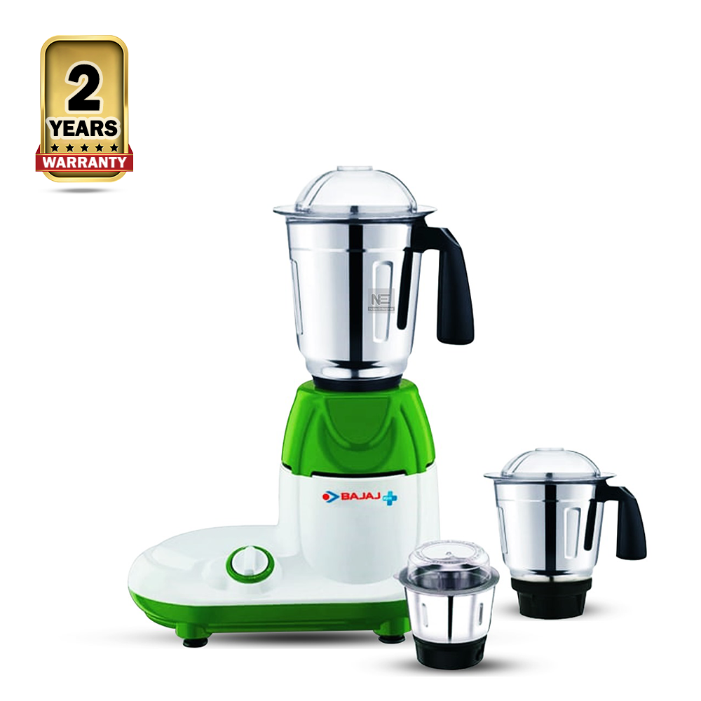 Bajaj Bulldozer 3 In 1 Mixer Grinder - 1400W - Green and White 