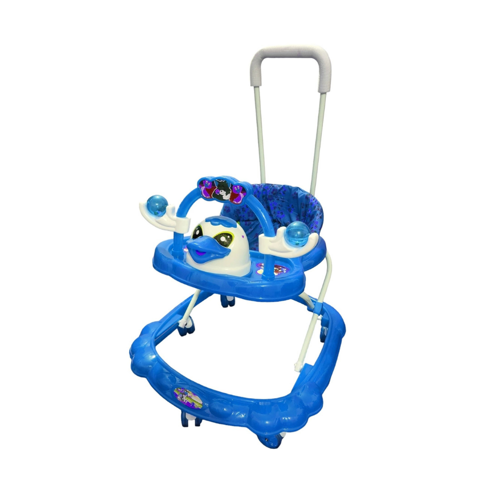 Music System Baby Walker For Kids - Blue