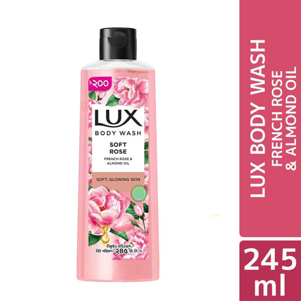 Lux Body Wash French Rose and Almond - 245ml