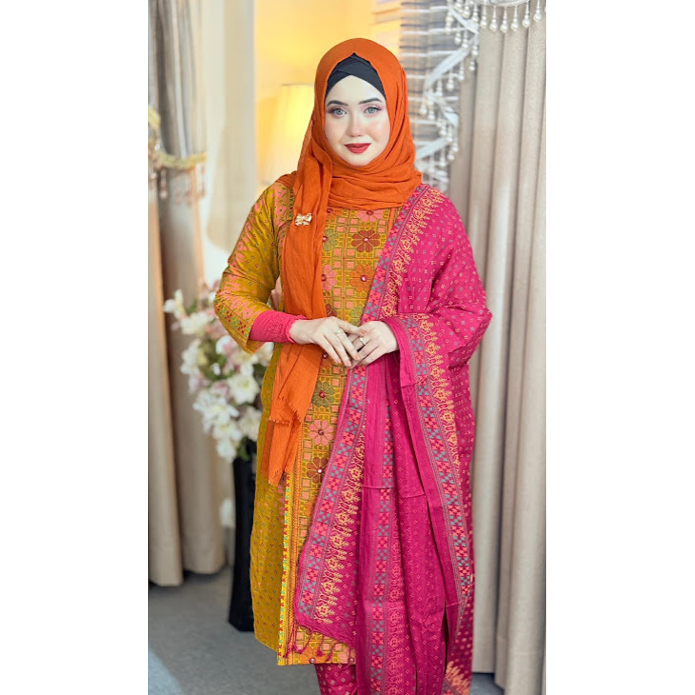 Aarong Cotton Pushpa Salwar Kameez For Women