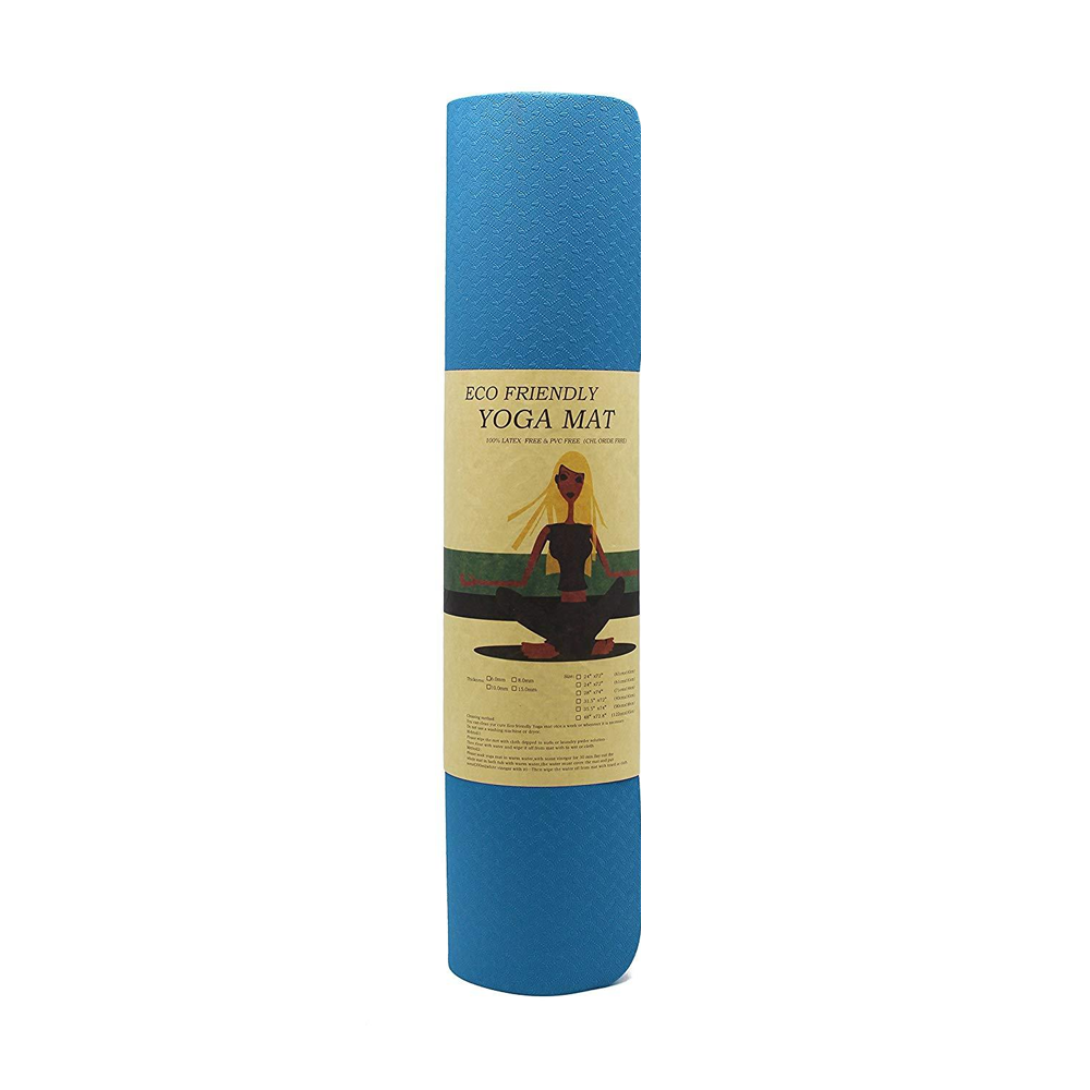 Eco Friendly Yoga Mat - Blue