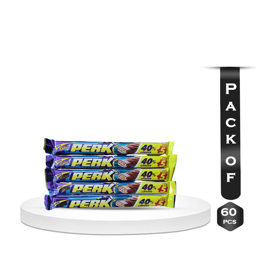 Pack Of 60 Pcs Perk Chocolate