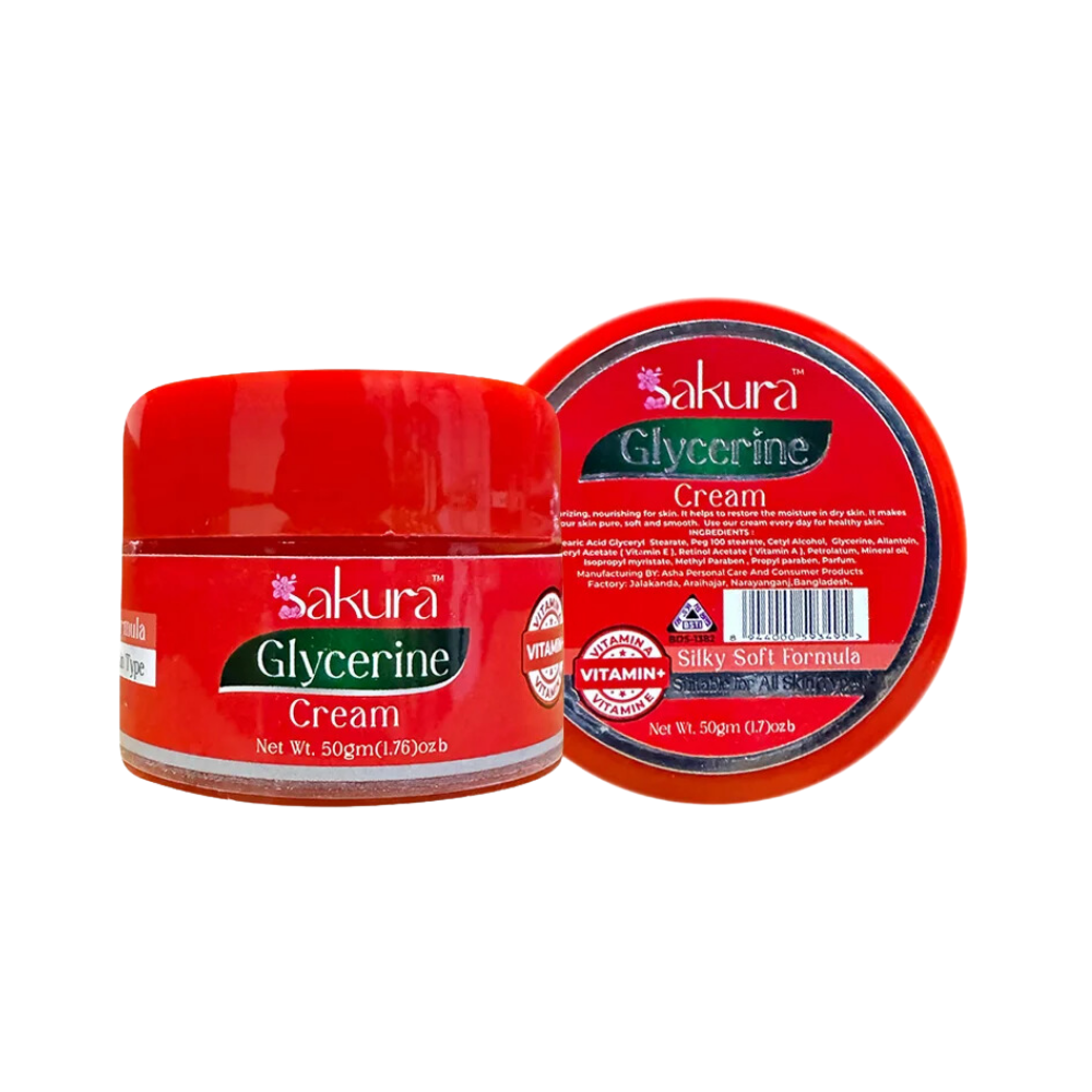 Sakura Glycerin Moisturizer Cream - 50 gm