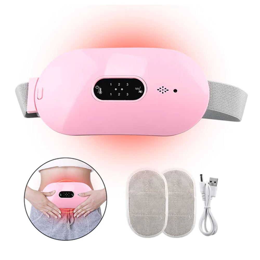 Menstrual Pain Relieve Heating and Massager Pad With Premium Box