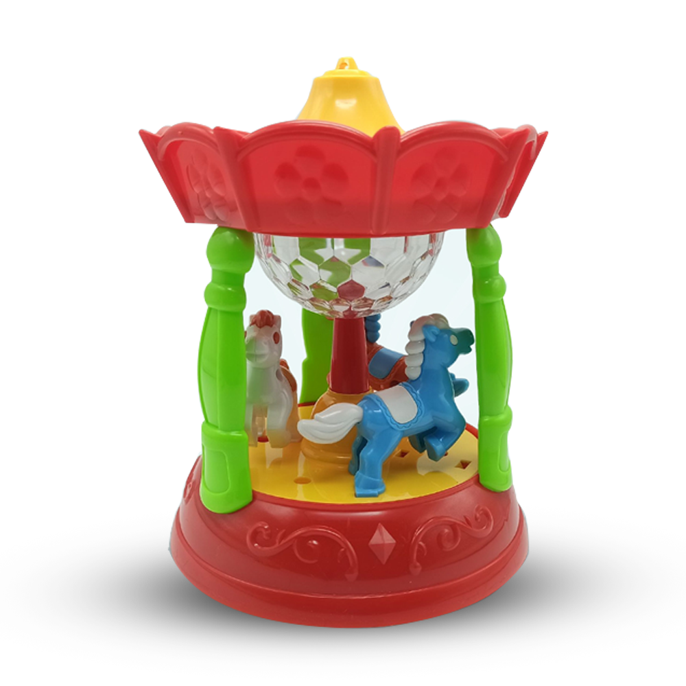 Horse Carousel Light and Music Classic Child Park Toys With Latest Stage Lighting Effects - 188009517