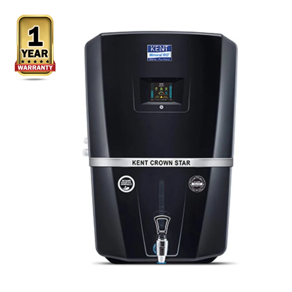 Kent Crown Star B RO+UV+UF+TDS Water Purifier - Black