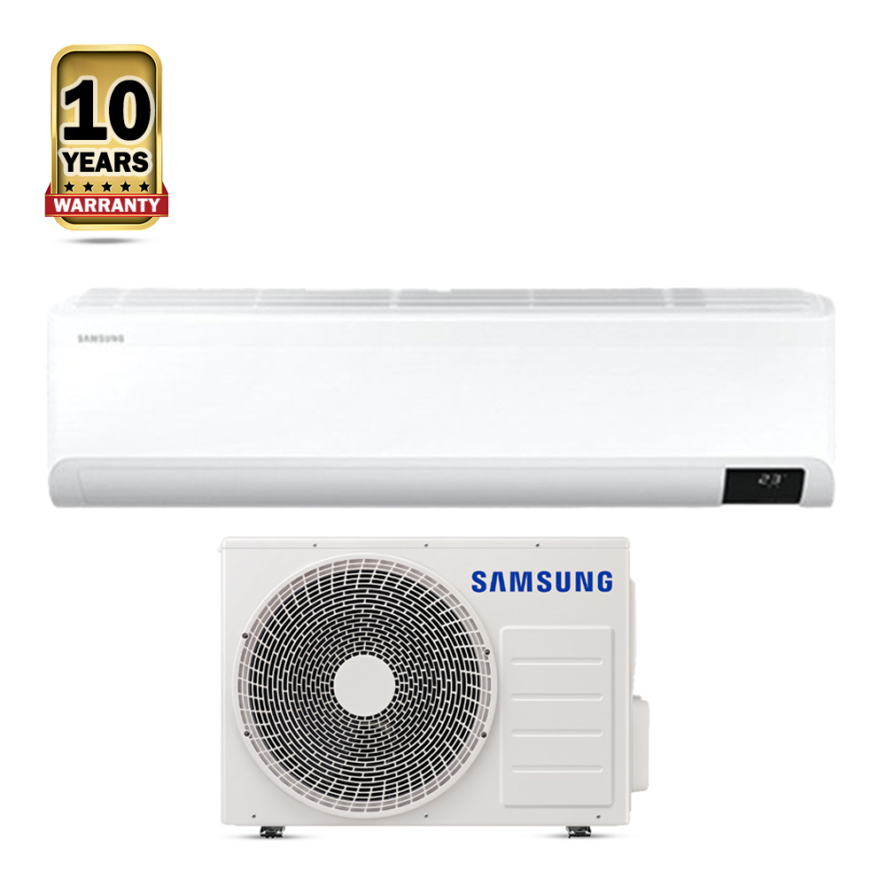 Samsung AR12TVHYDWKUFE Inverter Air Conditioner - 1 Ton - White