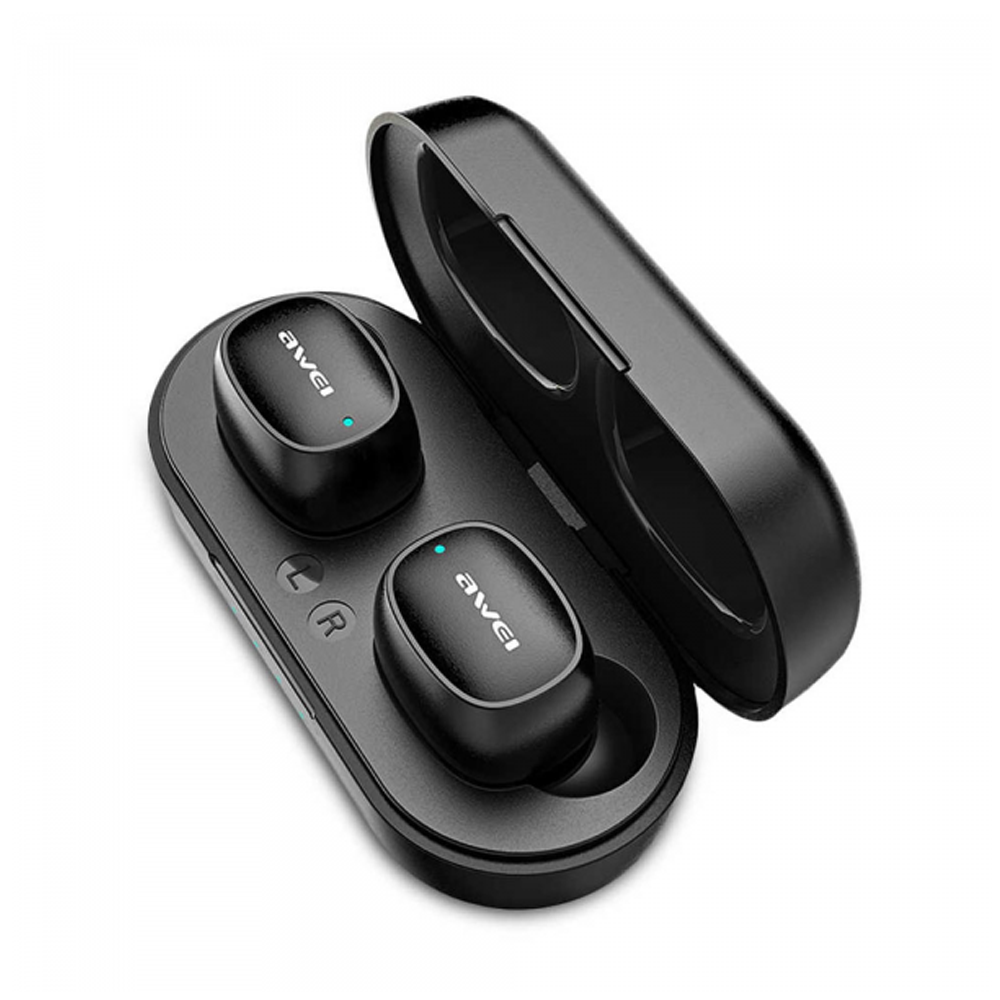 AWEI T13 Touch Control Wireless Sports EarBuds - Black