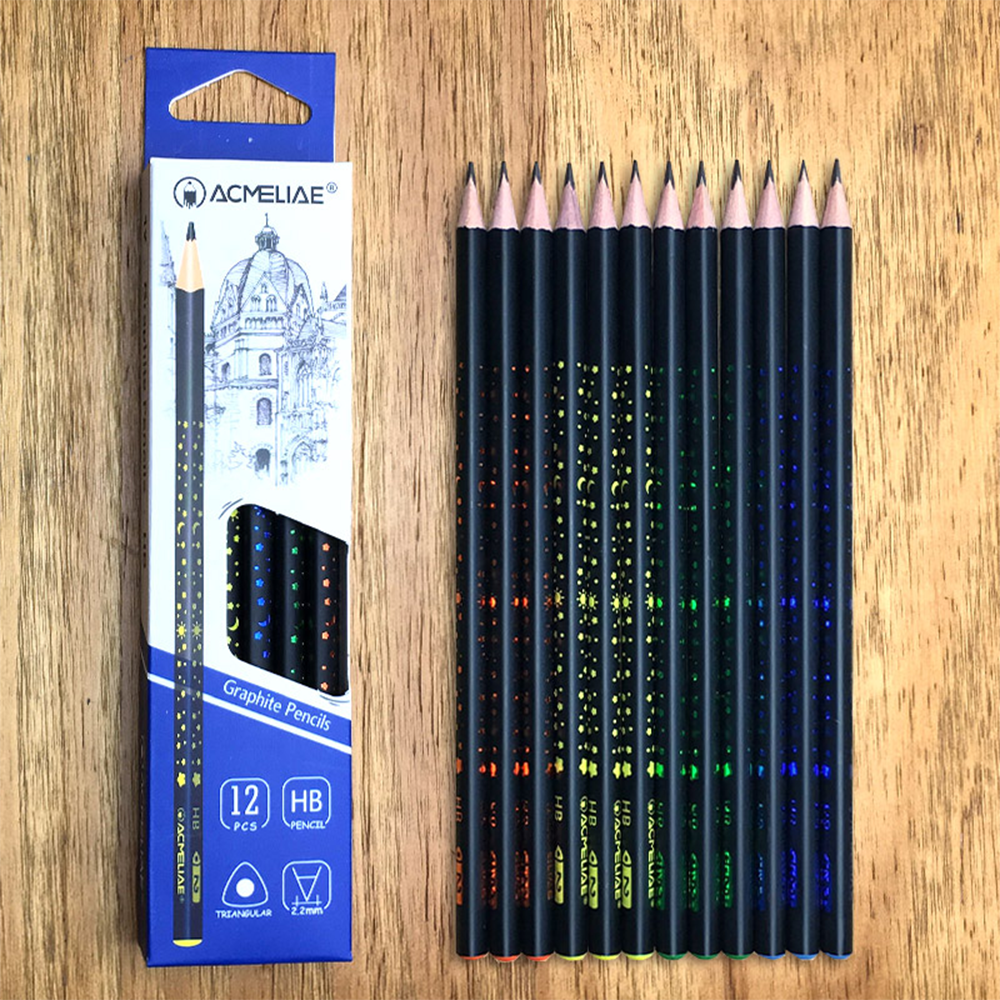 Acmeliae HB Graphite Pencils Box - 12pcs - 43519