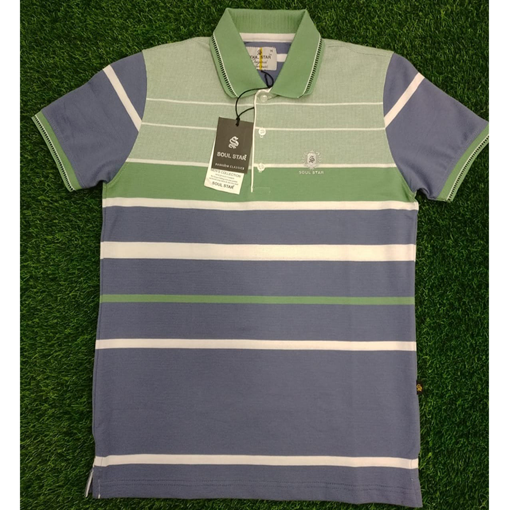 Cotton Polo T-Shirt For Men - Multicolor