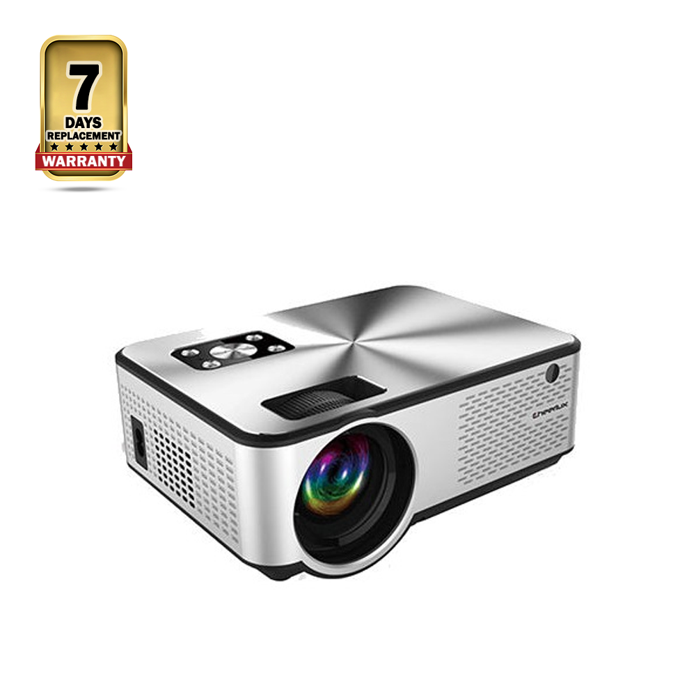 Cheerlux C9 Full HD 3600 Lumens LED Projector - New Edition - Silver