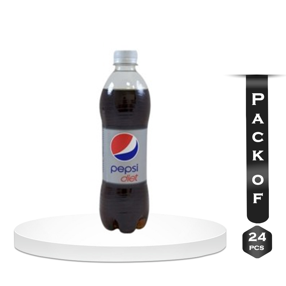 Pack of 24 Pcs Pepsi Diet Pet Bottle - 500ml