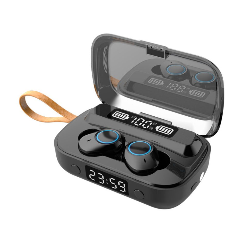 A13 TWS Portable Wireless Earphones - Black