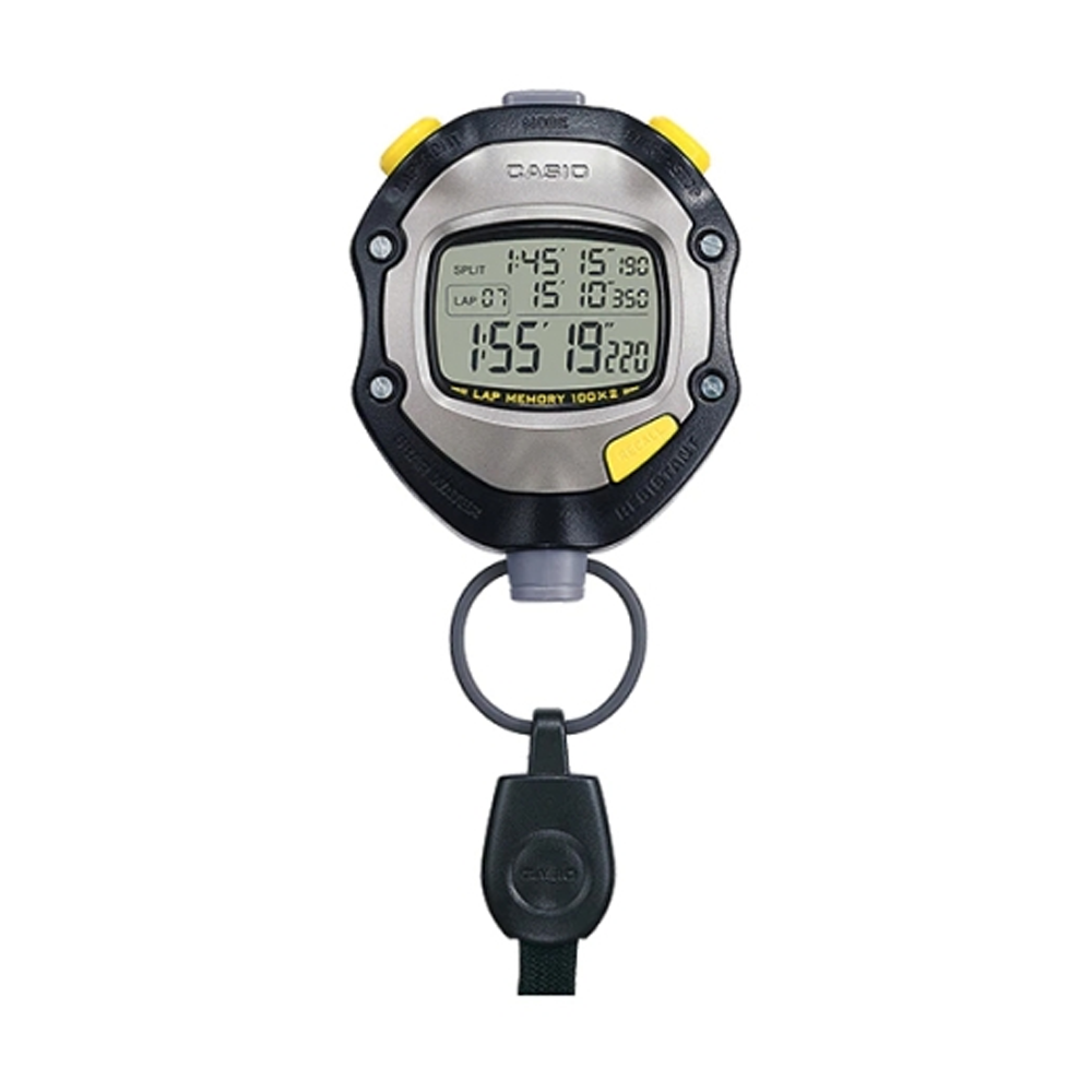 Casio Water Resistant Stopwatch - HS-70W-1DF