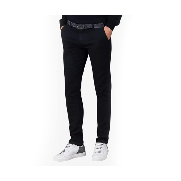 Gabardine Pant For Men - Black