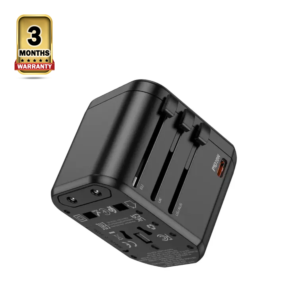 Hoco AC15 Walker 3-Port PD20W Universal Conversion Charger