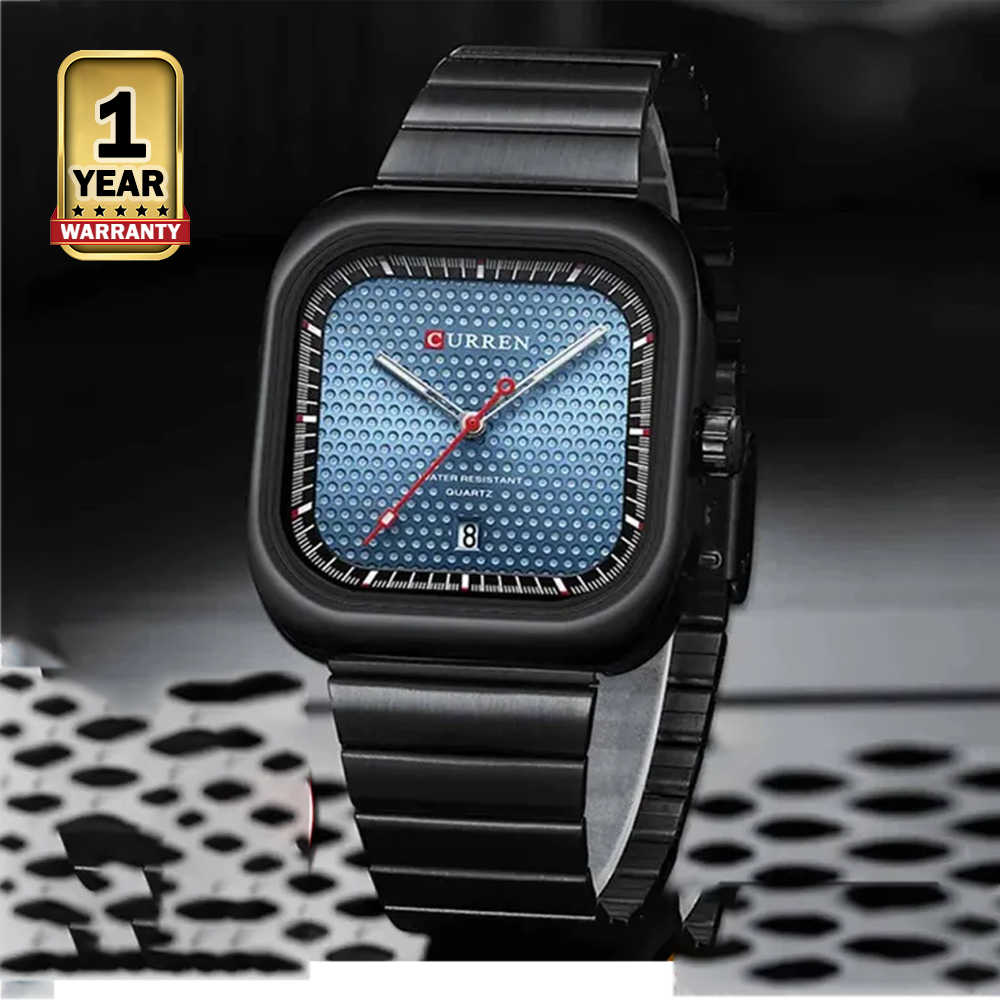 Curren 8460 Stainless Steel Quartz Wrist Watch For Men