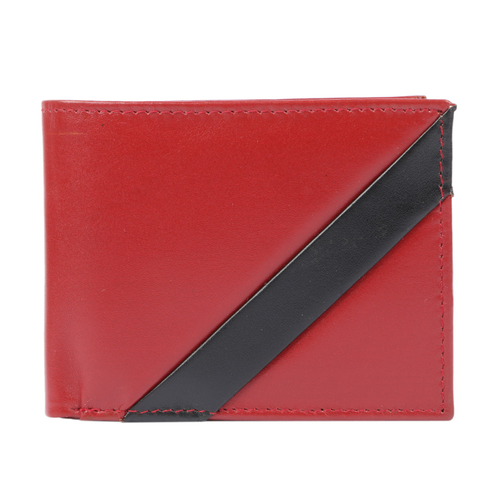 Apache 6007 Genuine Leather Wallet for Men - Red