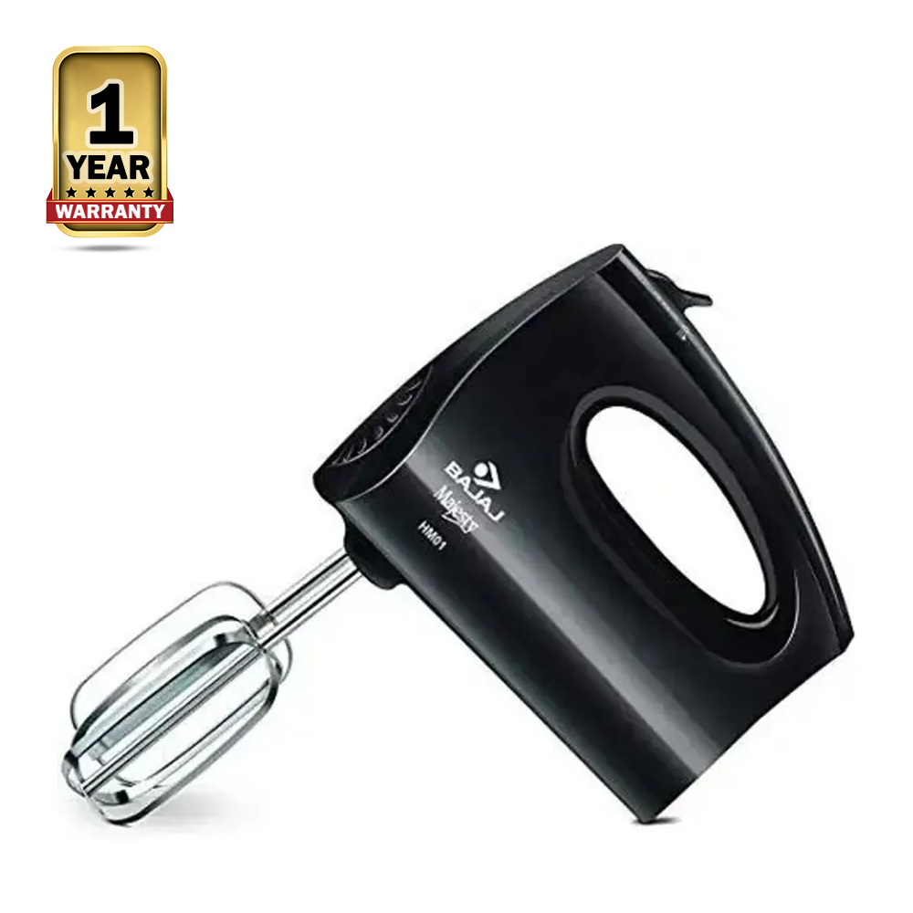 Bajaj HM-01 Powerful Hand Mixer - 250W - Black