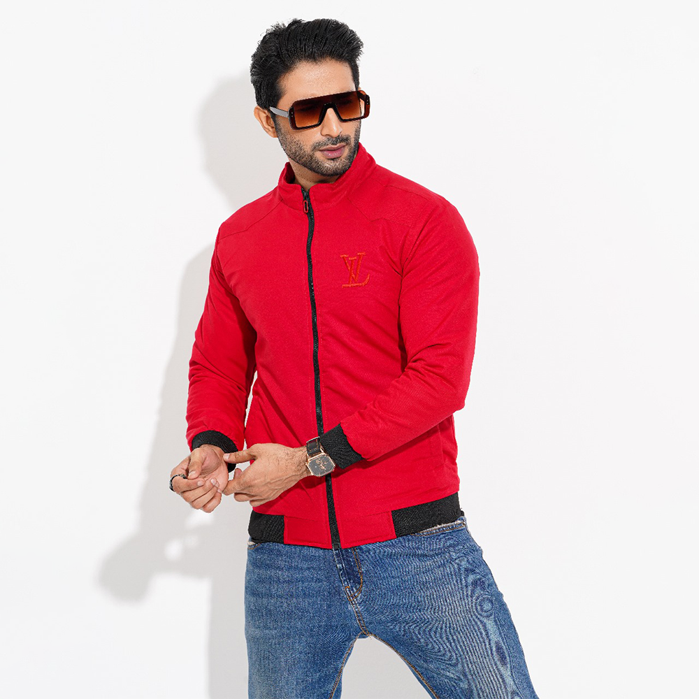 Saskin Winter Padding Jacket For Men - Red - J-90