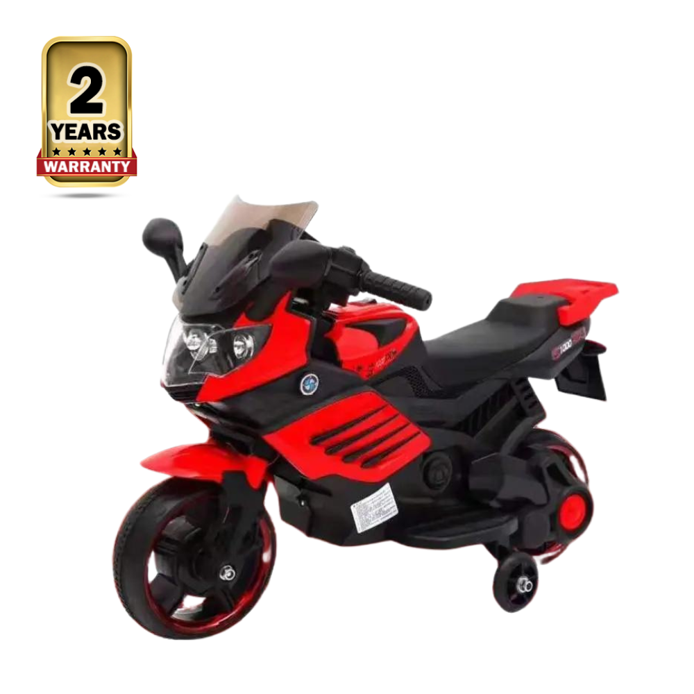 Rechargeable Electric Bike For Kids - Red - S1000