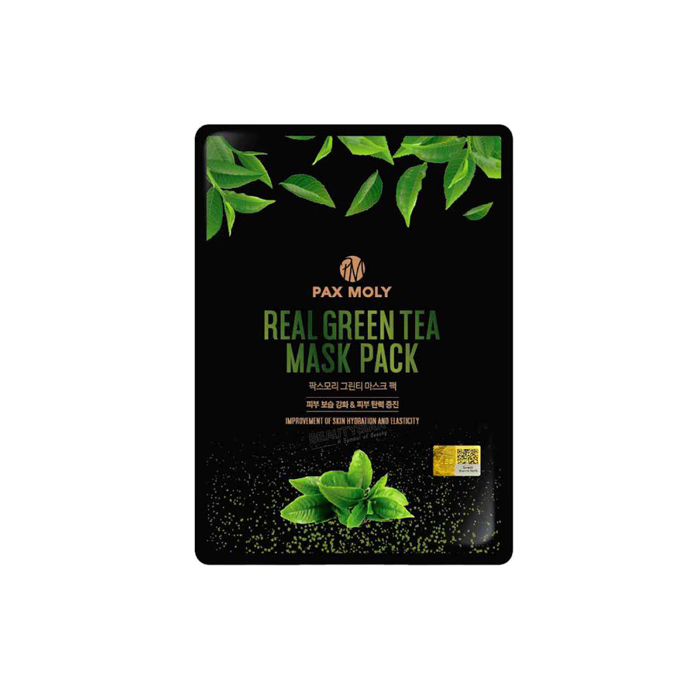 Pax Moly Real Green Tea Mask Pack - 25ml