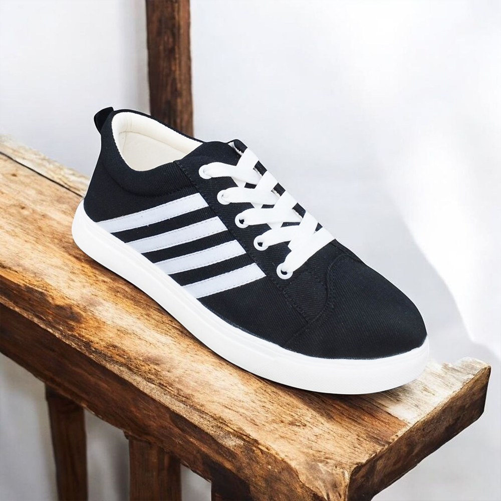 Mesh Sneakers Shoes For Men - Black