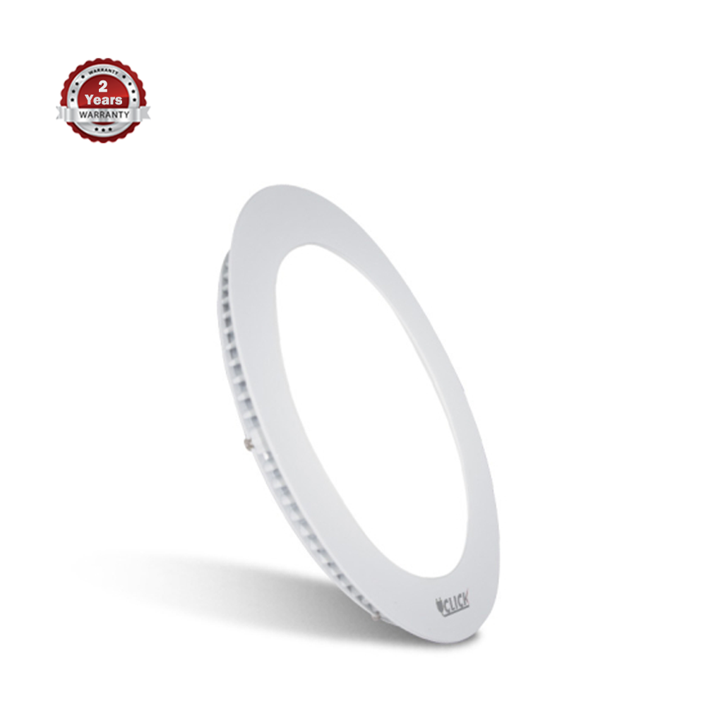 Click Round Concealed Panel LED - White - 12W